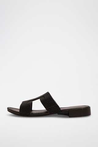 Mules à talons - Noir