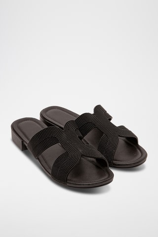 Mules à talons - Noir
