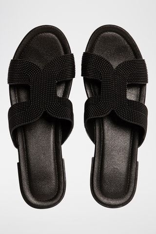 Mules à talons - Noir