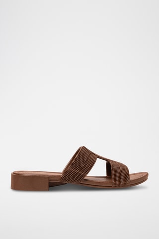 Mules à talons - Marron