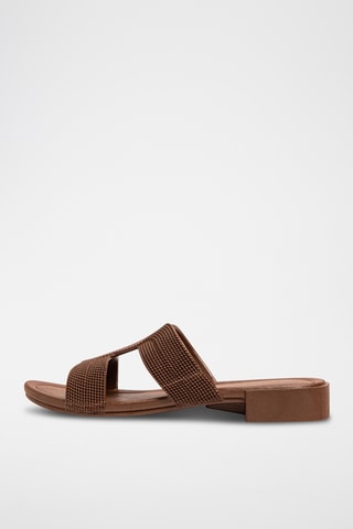 Mules à talons - Marron