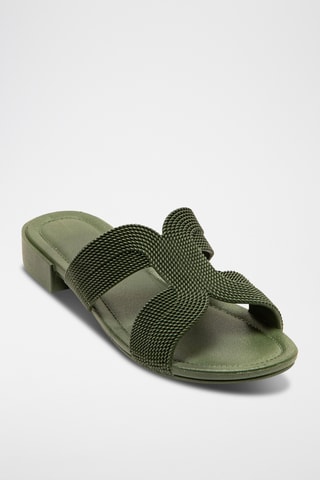 Mules à talons - Vert