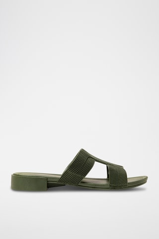 Mules à talons - Vert