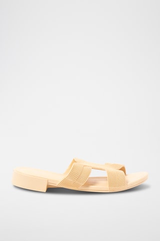 Mules à talons - Beige