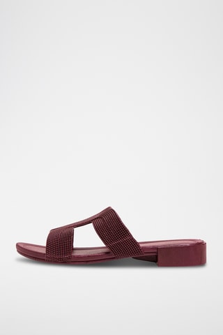 Mules à talons- Bordeaux