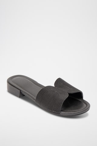 Mules à talons - Noir