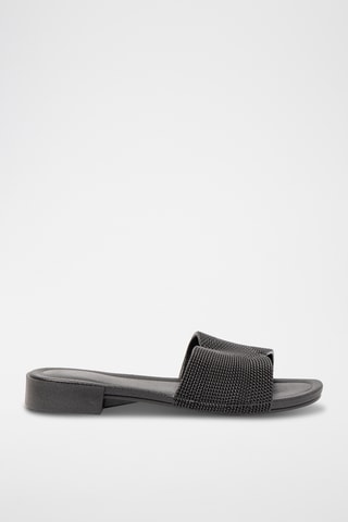 Mules à talons - Noir