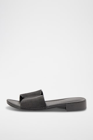 Mules à talons - Noir