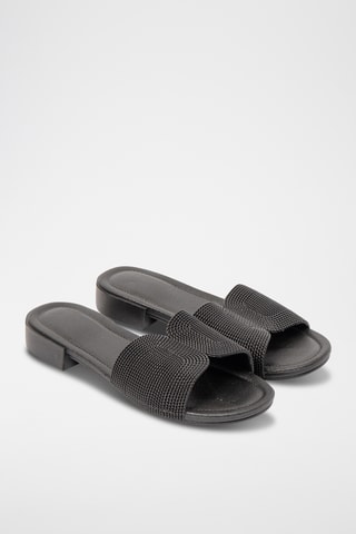 Mules à talons - Noir