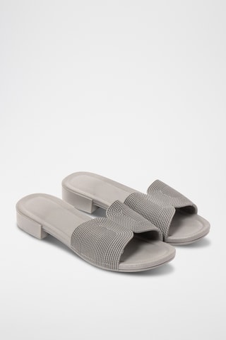 Mules à talons - Gris