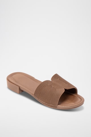 Mules à talons - Marron
