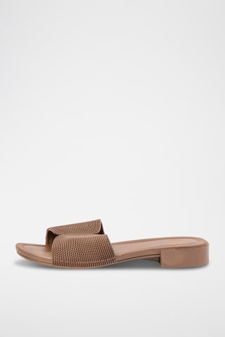 Mules à talons - Marron