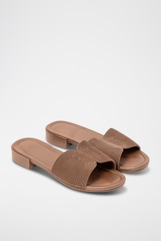 Mules à talons - Marron