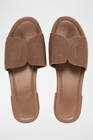 Mules à talons - Marron