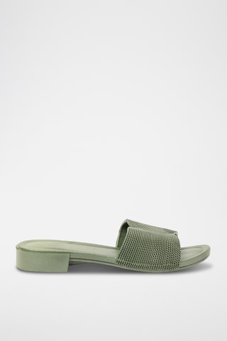 Mules à talons - Vert