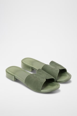 Mules à talons - Vert
