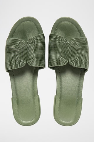 Mules à talons - Vert