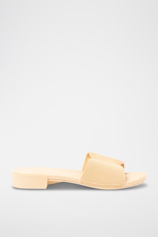 Mules à talons - Beige