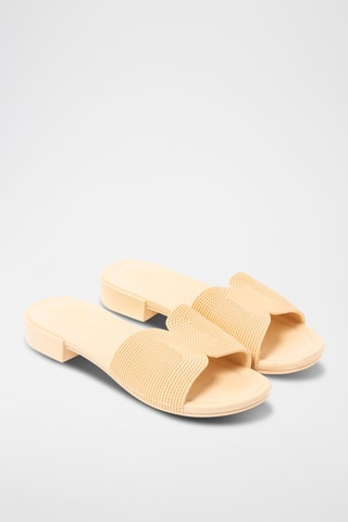 Mules à talons - Beige