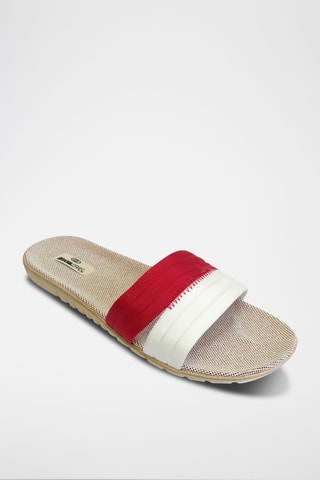 Mules - Rouge et blanc