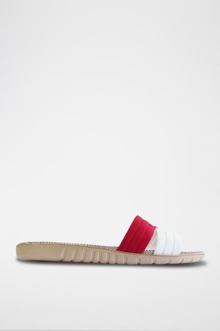 Mules - Rouge et blanc