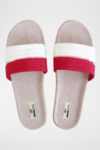 Mules - Rouge et blanc