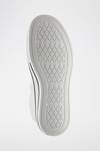 Tennis montantes plateformes - Blanc