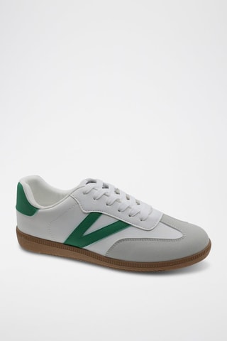 Baskets - Blanc et vert