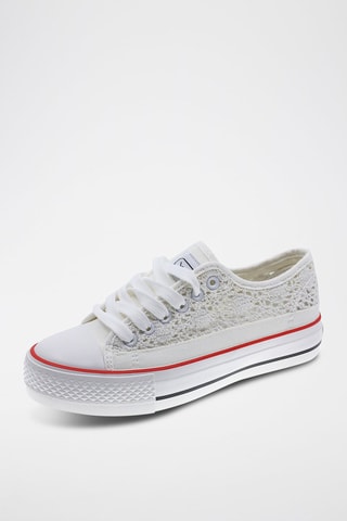 Tennis plateformes - Blanc