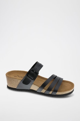 Mules compensées - Noir