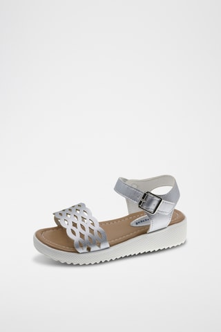 Espadrilles compensées - Argenté