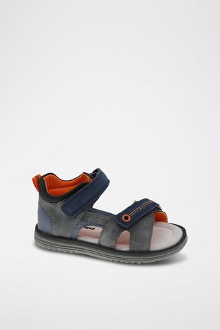 Sandales - Gris et bleu marine