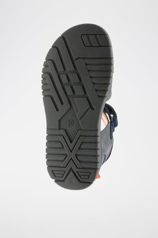 Sandales - Gris et bleu marine