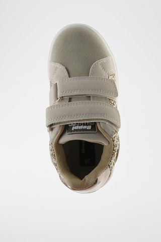 Baskets en nubuck - Doré et gris