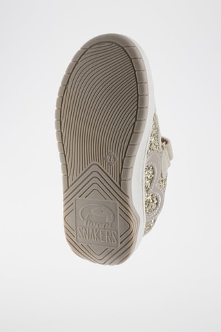 Baskets en nubuck - Doré et gris