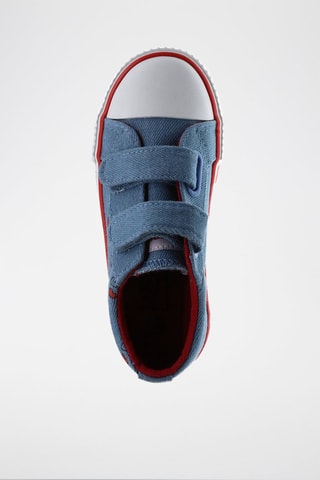 Tennis en jean - Bleu