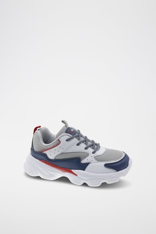 Baskets - Gris et bleu marine