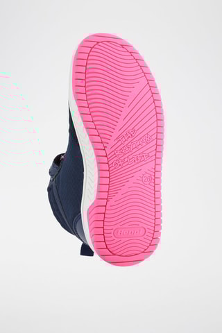 Baskets montantes en cuir Bleu marine - Bleu marine