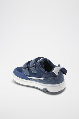 Baskets en cuir - Bleu marine