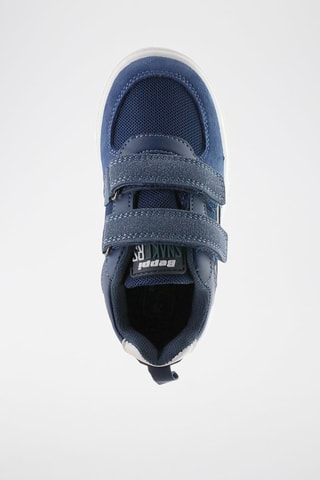 Baskets en cuir - Bleu marine