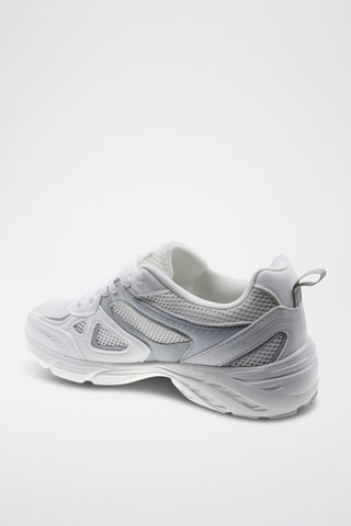 Baskets - Blanc et argenté