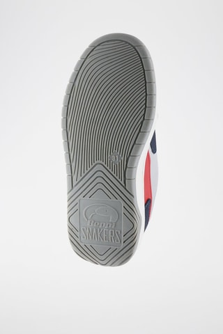 Baskets en cuir - Bleu marine