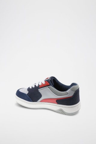 Baskets en cuir - Bleu marine