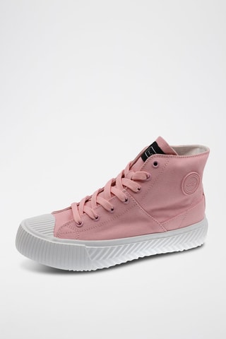 Tennis montantes plateformes - Rose