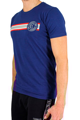 T-shirt Azul e vermelho