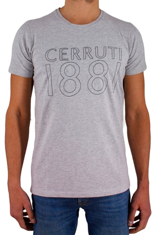 T-shirt Cinzento mesclado e preto