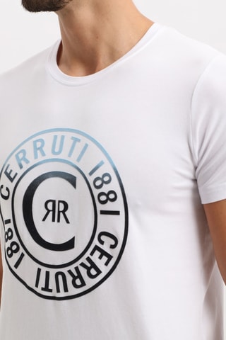 T-shirt Branco e vermelho