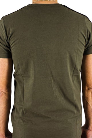 T-shirt Caqui e preto