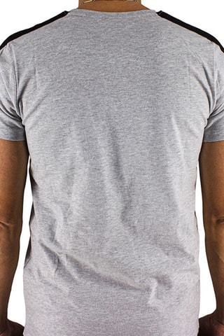 T-shirt Cinzento mesclado e preto