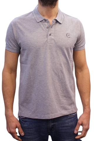 Polo regular - Cinzento mesclado